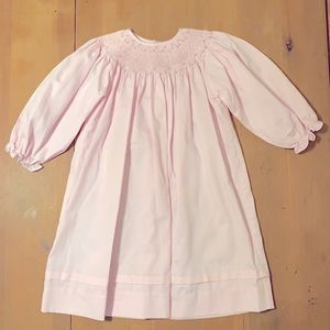 Embroidered Pink Dress